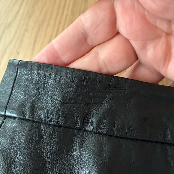 BB Dakota Casual Leather Party Mini Skirt Black 8 - Picture 13 of 16